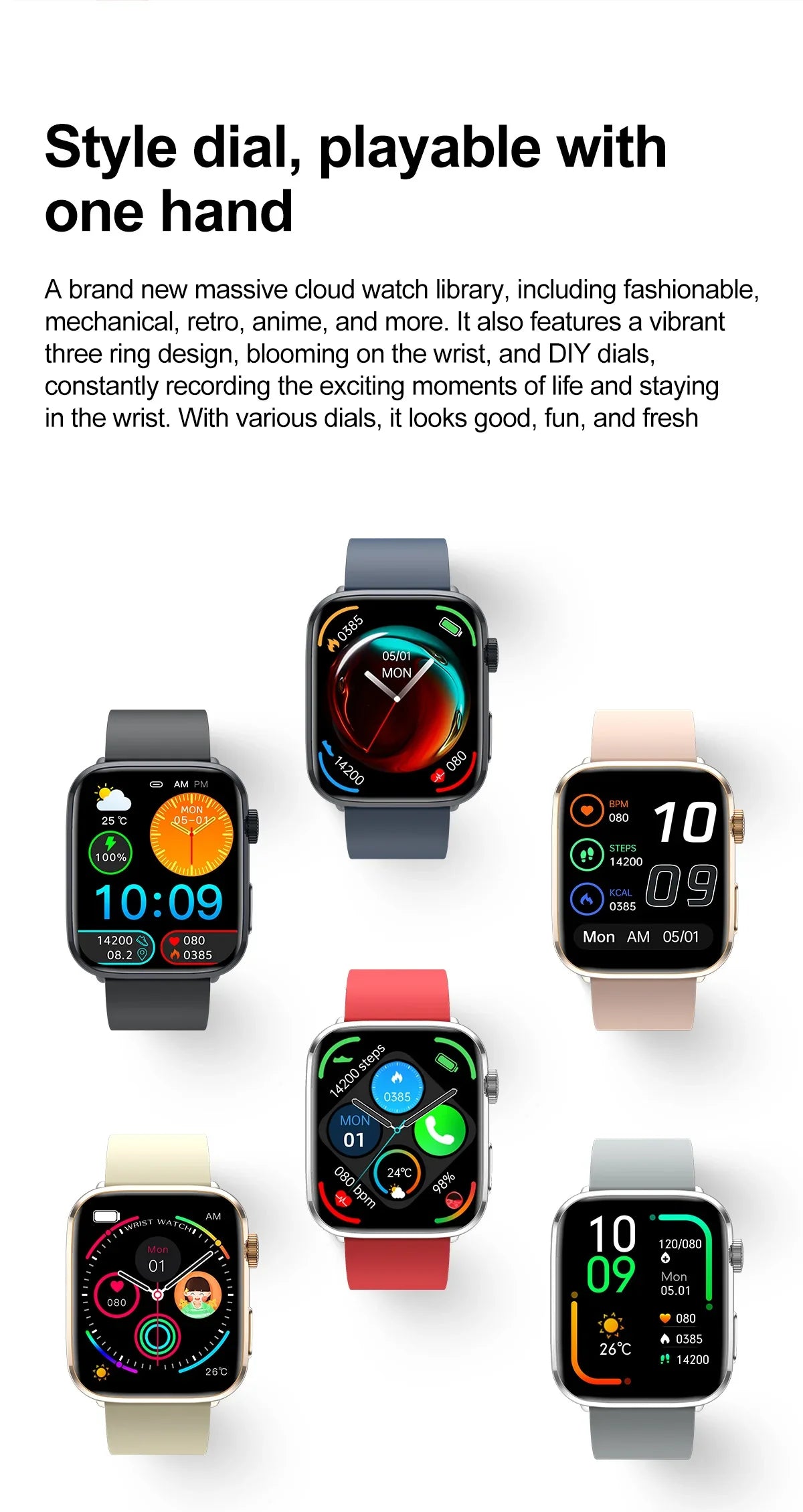 2025 New Nursing Grade Women AI Smart Diagnosis Smart Watch HRV+PPG Blood Pressure Heart Rate Health Monitor IP68 NFC Smartwatch