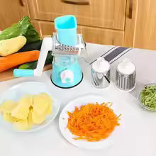 Multifunctional Vegetable Slicer Shredder Cutter – Manual Kitchen Vegetable Chopper, Grater & Cutting Tool